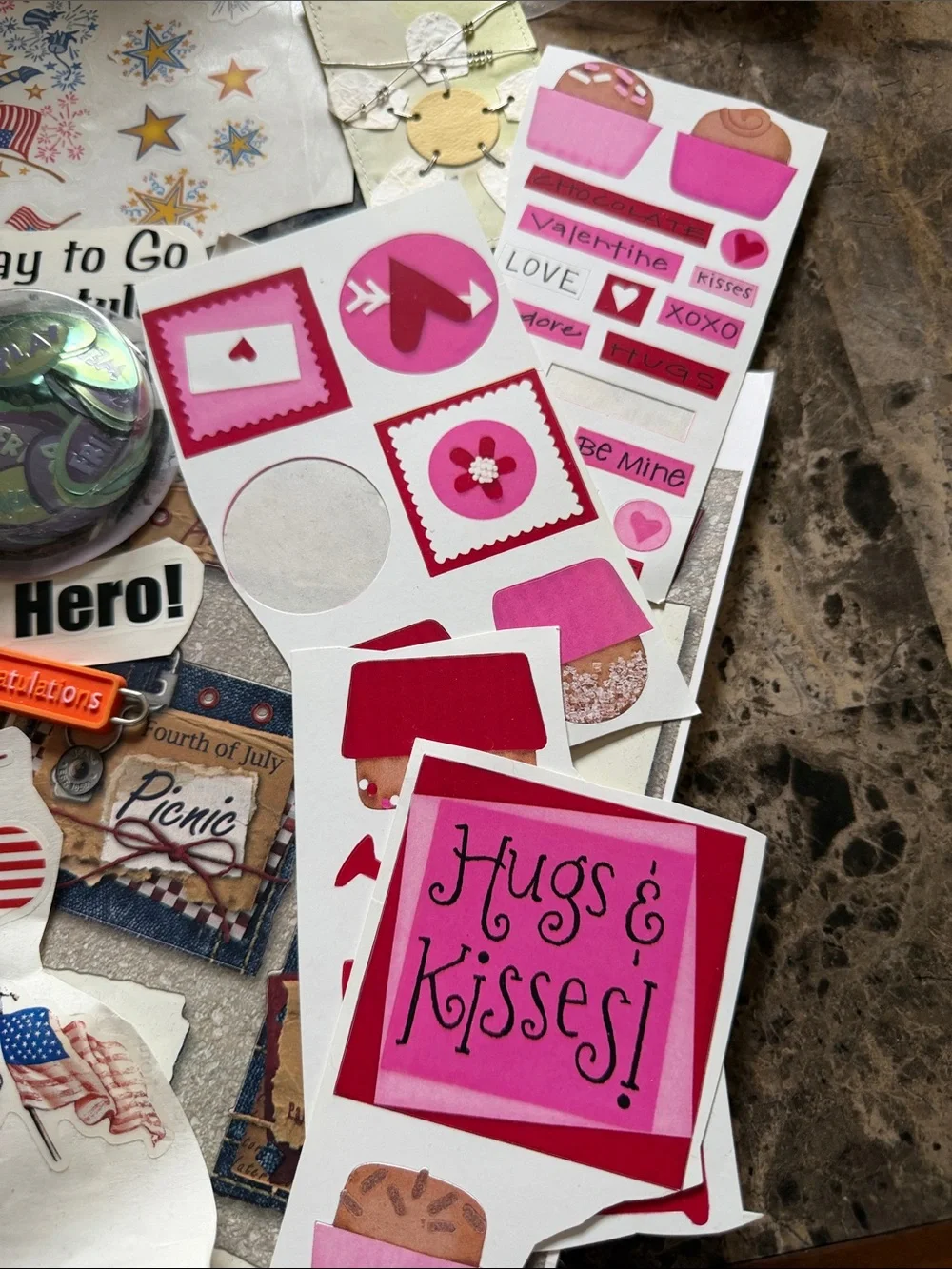 Misc Holiday and Words Scrapbooking Stickers